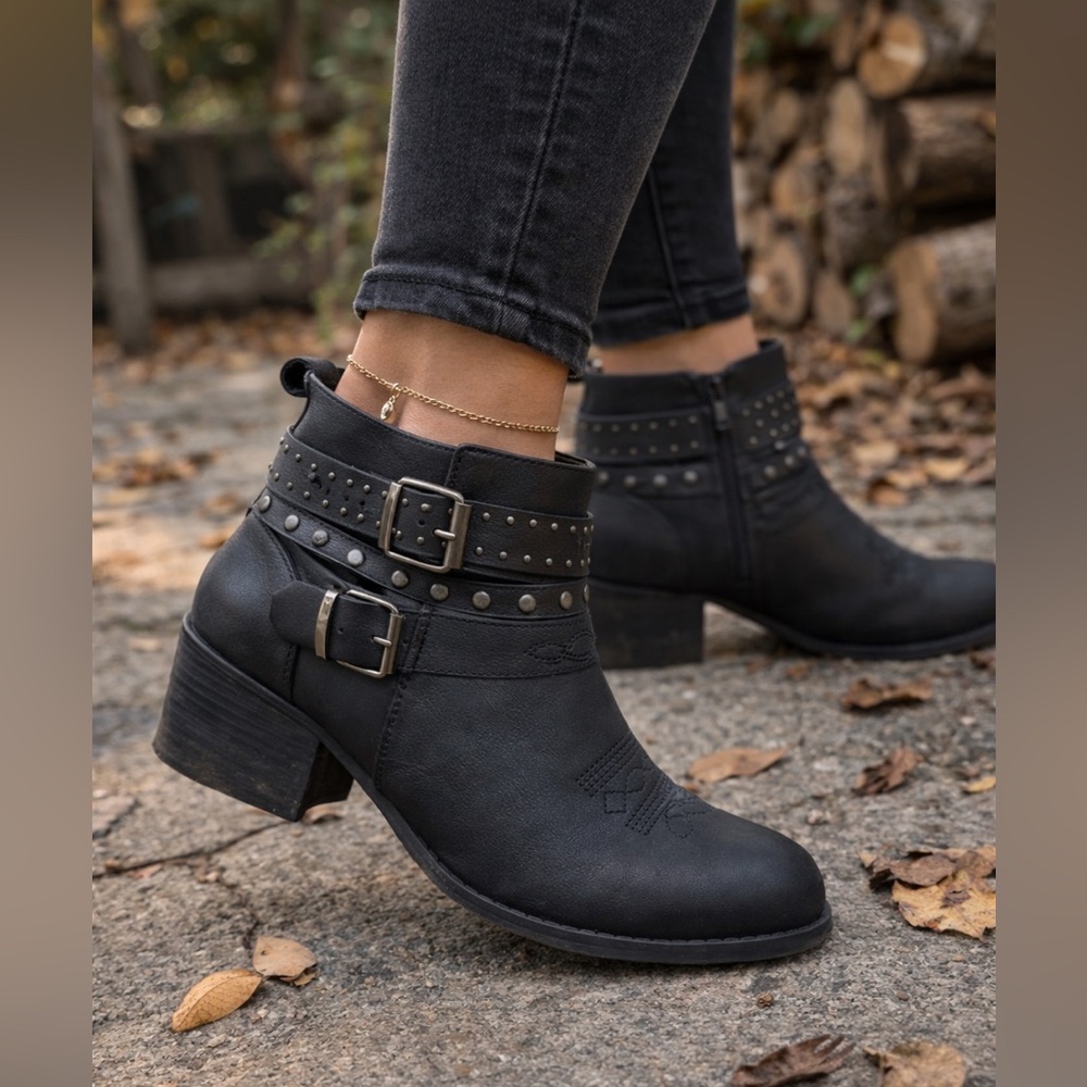 Stylish Black Ankle Boots